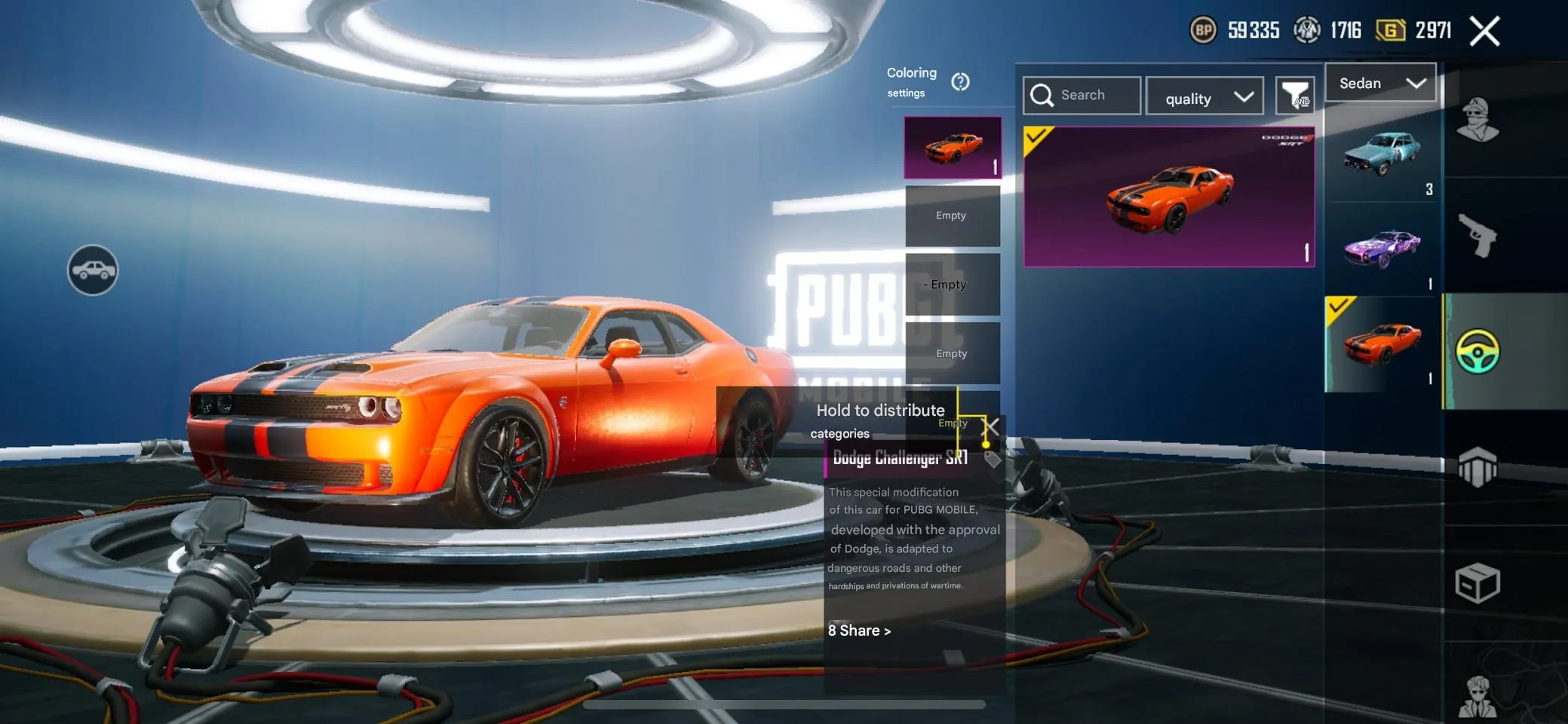 PGM298 100+ Mythic Skins, Ace Rank, 30+ Leveled Weapons, 10+ Kill Chats, 66 Lv Collection, Full Cyan Set, 3-X Costume, Old Acc, Jester Lv6, Dodge Sport Car (G)